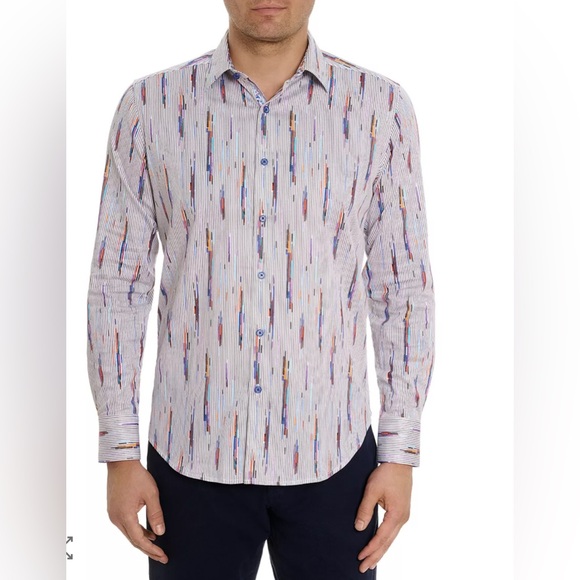 Robert Graham Other - Robert Graham Shipping Lines Cotton Blend Classic Fit Button Down Shirt NWT MED